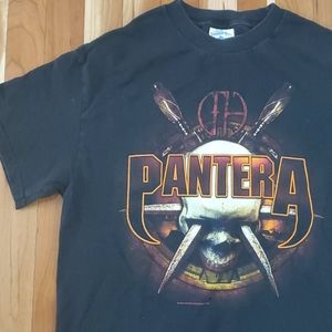 Pantera Metal t shirt Skull and Knives M